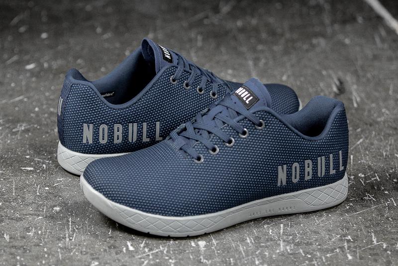 Men's Nobull Dark Denim Trainers Dark / Blue | SG C2186T